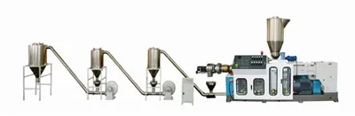 PVC Counter Parallel Twin-Grew Pelletizing Extrusion Line